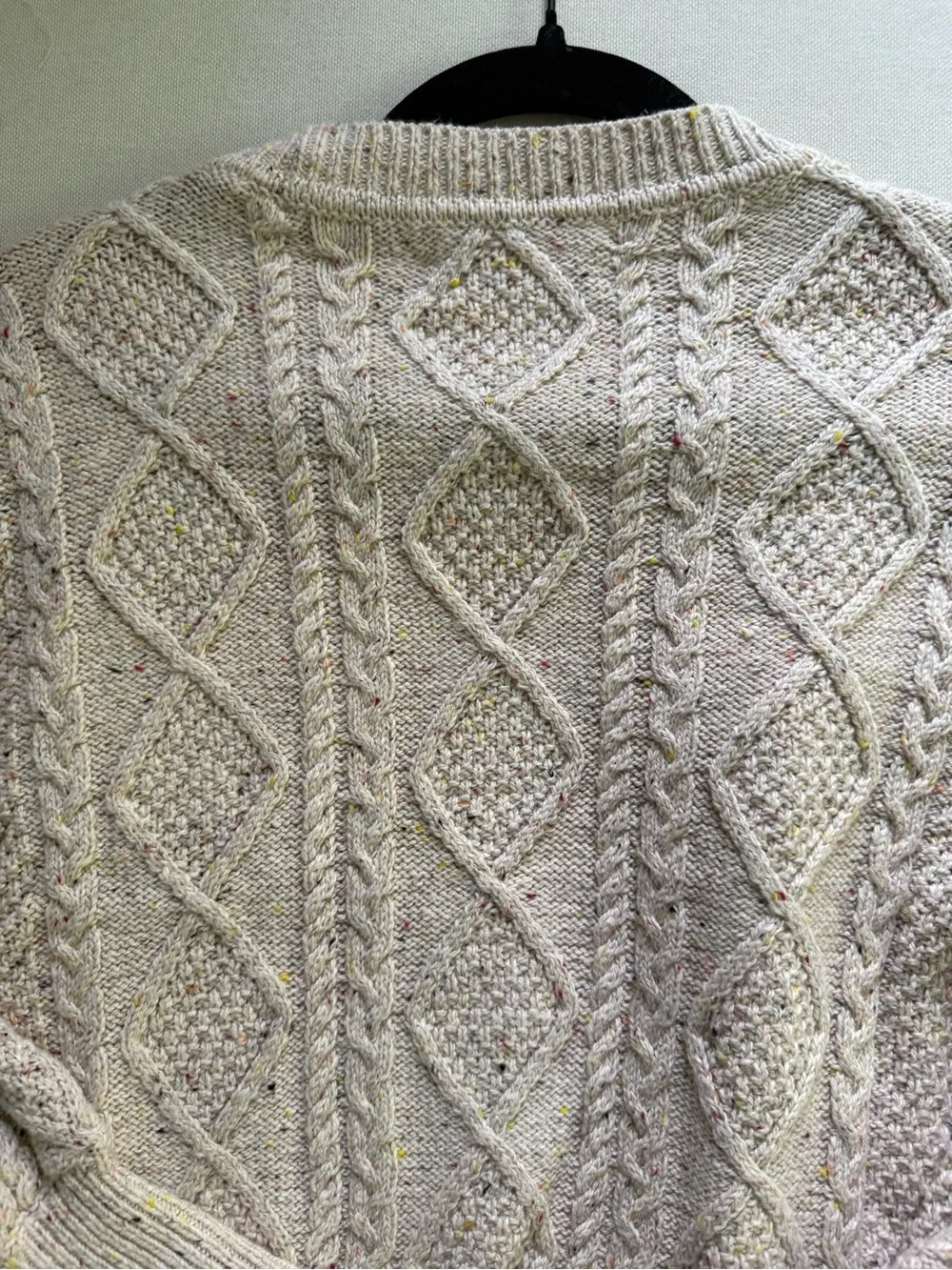 NWOT LOFT Cable-Knit Open Cardigan Sweater